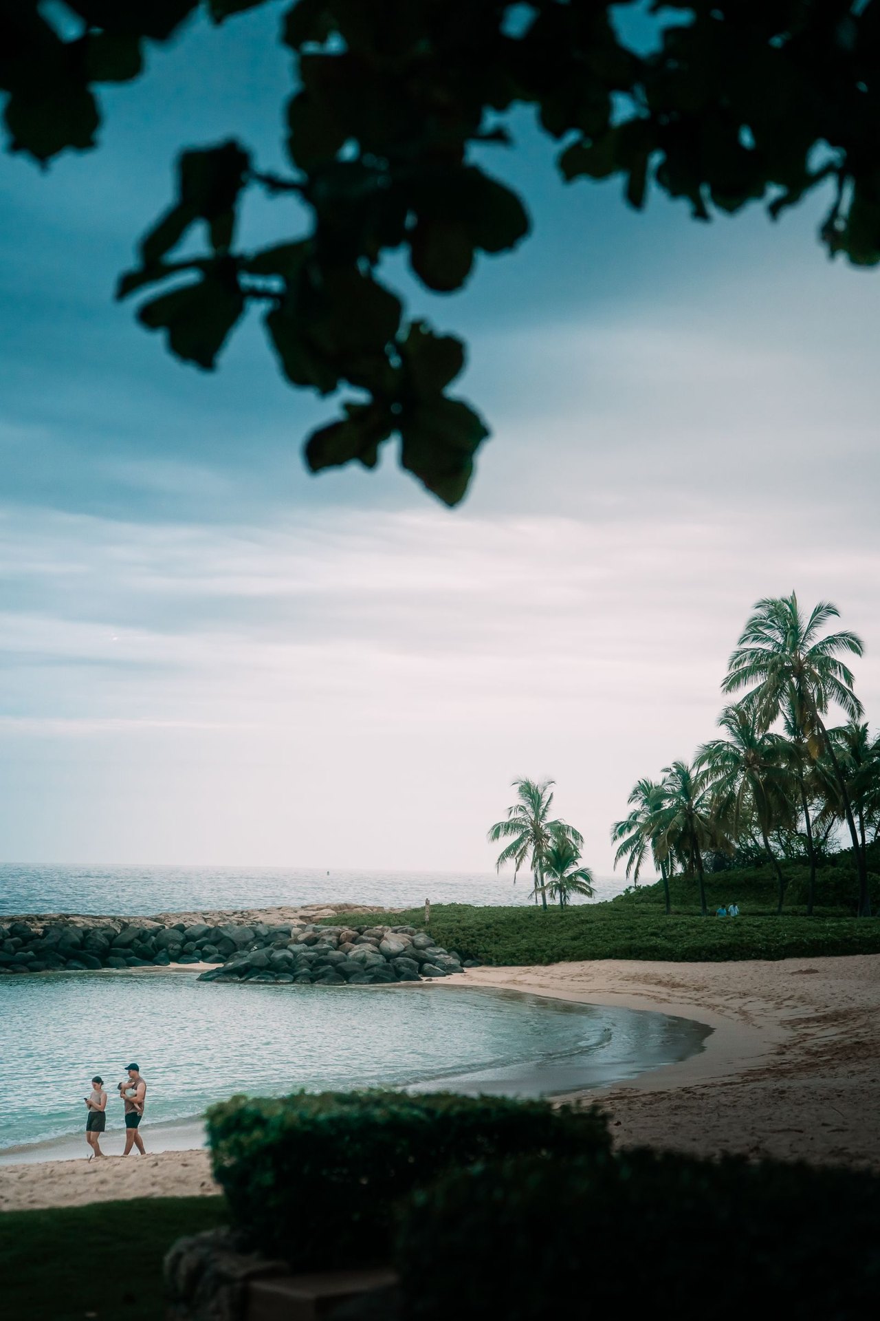 Ko Olina area shoreline — not a view from the condo
