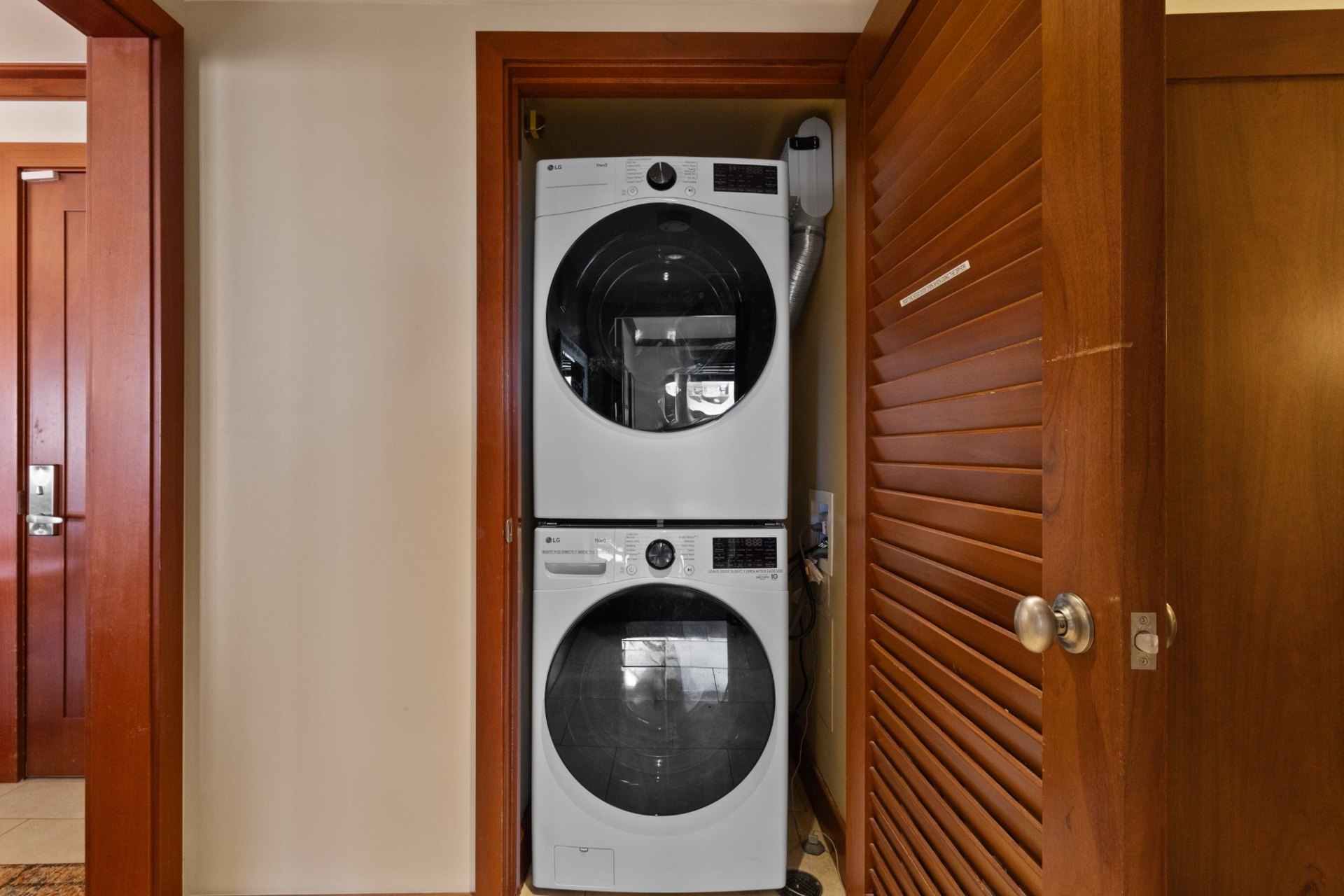 In-unit washer and dryer